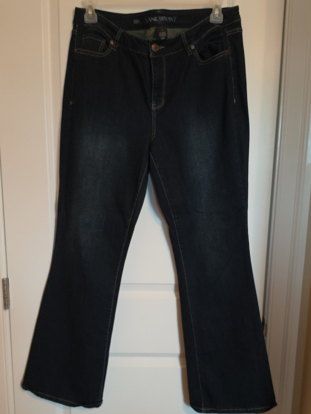 Lane Bryant Dark Indigo Wide Leg Jeans